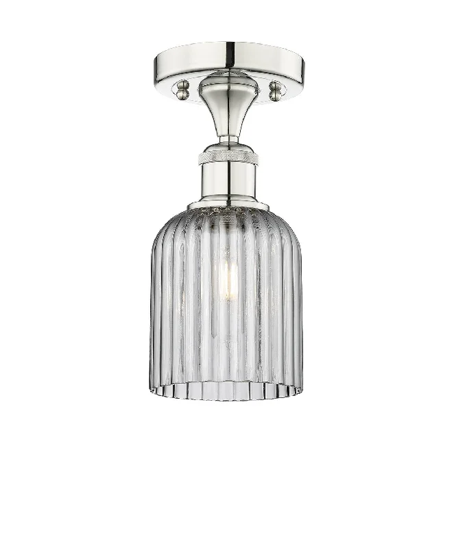 Industrial Task Lighting for Precision WorkstationsEdison One Light Semi-Flush Mount