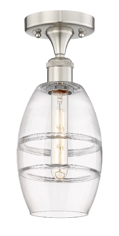Industrial Area Lighting for Large Open SpacesEdison One Light Semi-Flush Mount