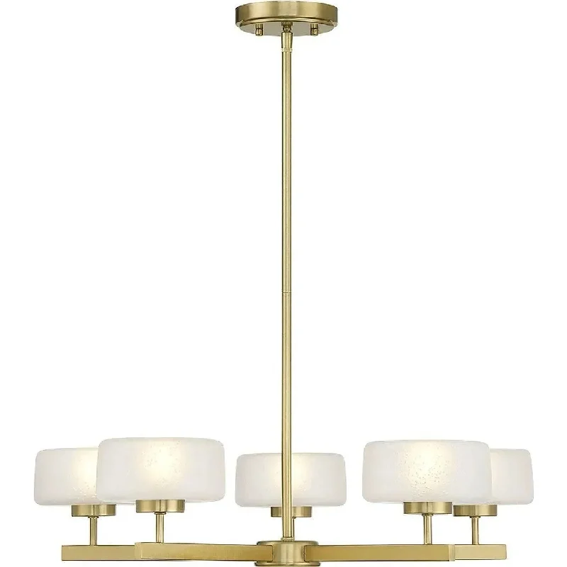 Track lighting with clear glass shadesFalster LED Chandelier
