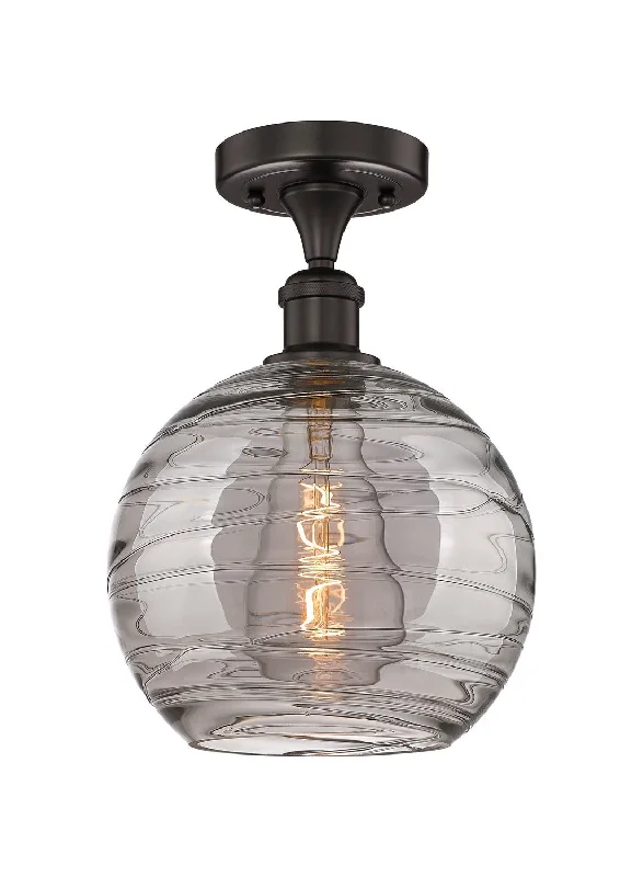 Industrial Wall - Mounted Lighting for Workshop WallsEdison One Light Semi-Flush Mount