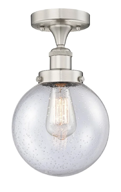 Dust - Resistant Industrial Lighting for Dirty WorkspacesEdison One Light Semi-Flush Mount Dust - Resistant Industrial Lighting for Dirty WorkspacesEdison One Light Semi-Flush Mount