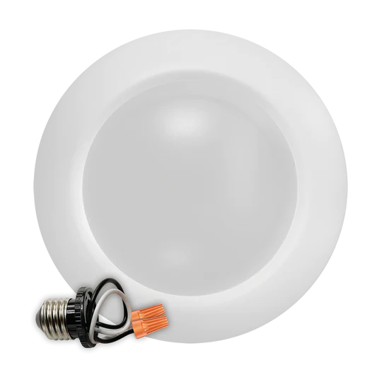 Track lighting for small apartmentsLuxrite LR23863 6" Surface Mount Disk Recessed Can Retrofit  15W 5CCT