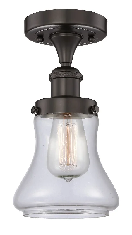 Industrial Lighting for Pharmaceutical ManufacturingEdison One Light Semi-Flush Mount