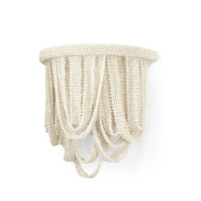Track lighting with a sleek profilePalecek 2064-79 Selita Coco Bead Wall Sconce