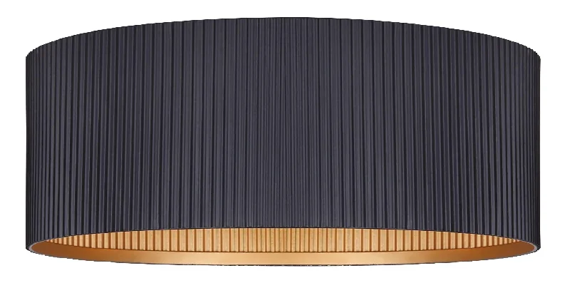 Track lighting for highlighting kitchen cabinetsCanarm IFM1119A14BK REXTON Black and Gold Flush Mount Light