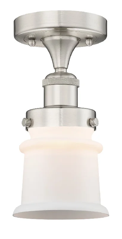 Energy - Efficient Industrial Lighting for Cost - SavingsEdison One Light Semi-Flush Mount