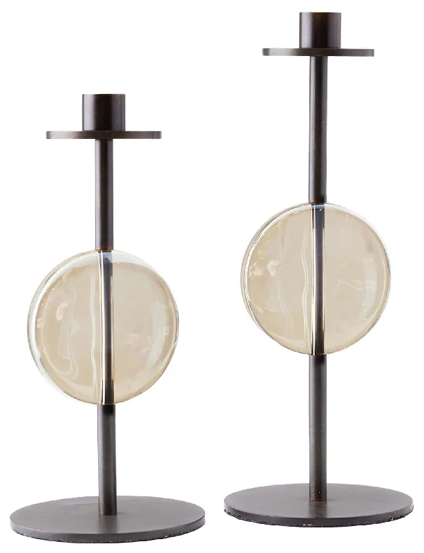 Track lighting for enhancing the architectureTerrell Candleholders Set of 2