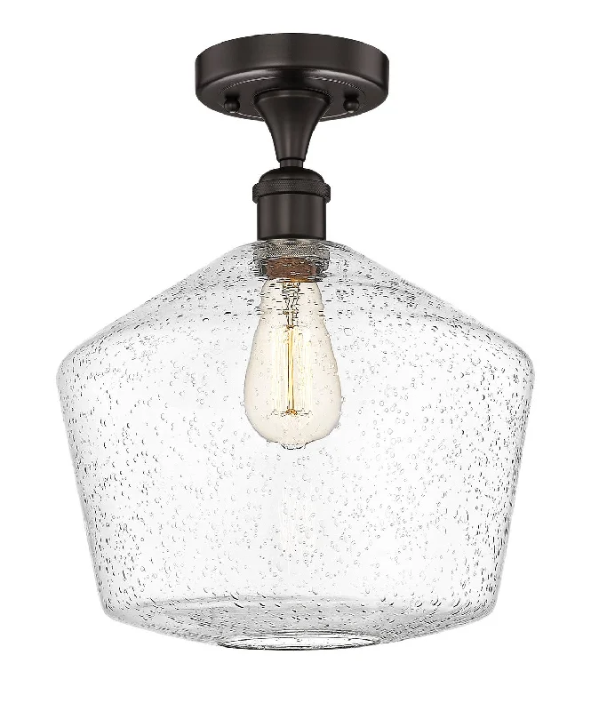 Industrial Lighting for Automotive Manufacturing PlantsEdison One Light Semi-Flush Mount Industrial Lighting for Automotive Manufacturing PlantsEdison One Light Semi-Flush Mount