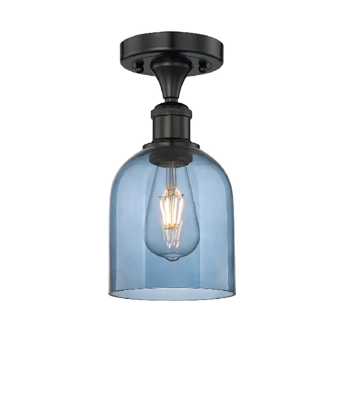 Industrial Area Lighting for Large Open SpacesEdison One Light Semi-Flush Mount