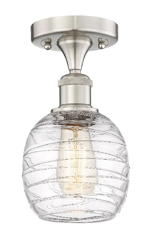 Industrial Wall - Mounted Lighting for Workshop WallsEdison One Light Semi-Flush Mount Industrial Wall - Mounted Lighting for Workshop WallsEdison One Light Semi-Flush Mount