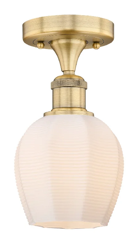 Durable Industrial Lighting for Harsh EnvironmentsEdison One Light Semi-Flush Mount