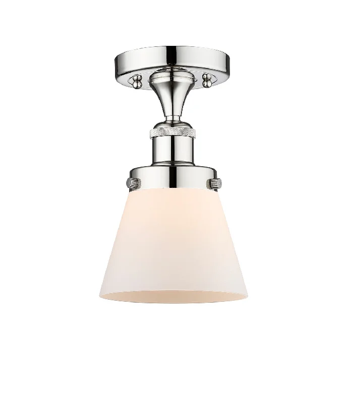 Industrial Lighting for Chemical PlantsEdison One Light Semi-Flush Mount