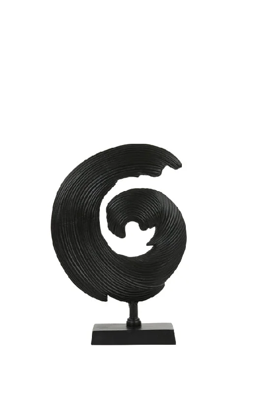 Commercial - grade track lighting for storesShwiba Small/Large Ornament on Base - Matt Black/Antique Bronze Finish