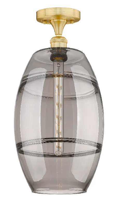 Industrial Area Lighting for Large Open SpacesEdison One Light Semi-Flush Mount