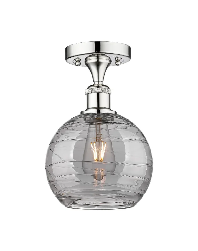 Industrial Lighting for Automotive Manufacturing PlantsEdison One Light Semi-Flush Mount