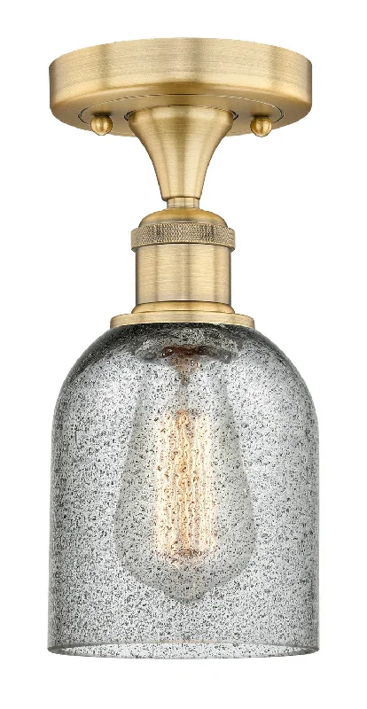 Industrial Task Lighting for Precision WorkstationsEdison One Light Semi-Flush Mount