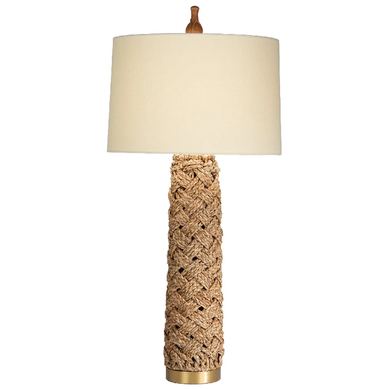Track lighting with a decorative track designThe Natural Light 224 Mitzi Seagrass Table Lamp 36 inch