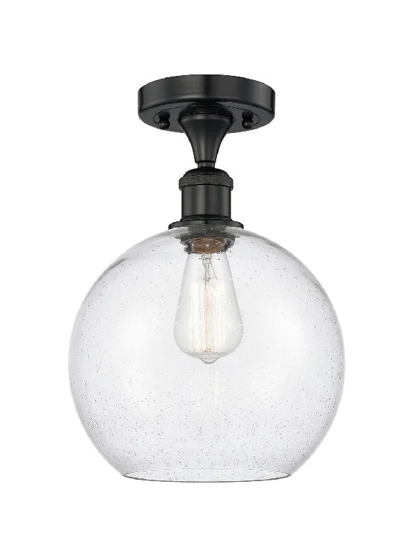 Industrial Lighting for Textile MillsEdison One Light Semi-Flush Mount