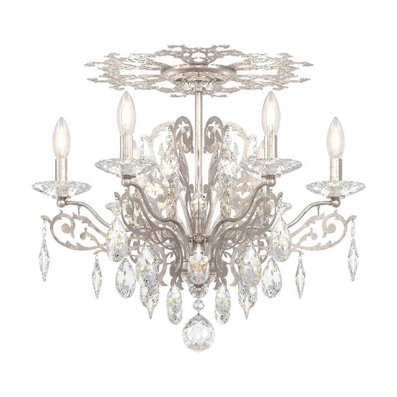 Track lighting for creating a moody atmosphereFiligrae 6-Light Close-to-Ceiling