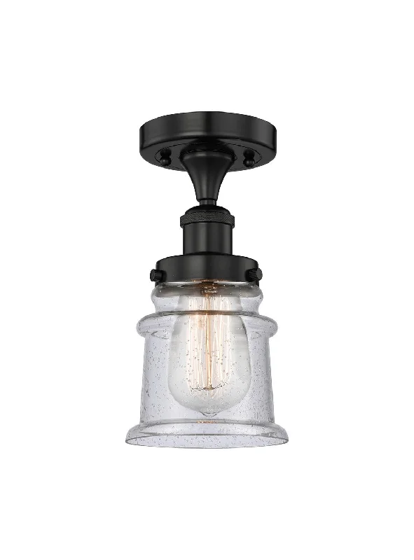 Industrial Task Lighting for Precision WorkstationsEdison One Light Semi-Flush Mount