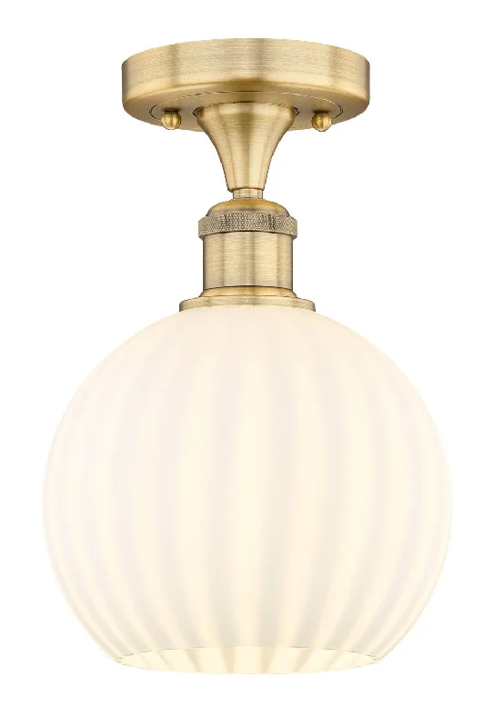 Industrial Area Lighting for Large Open SpacesEdison LED Semi-Flush Mount