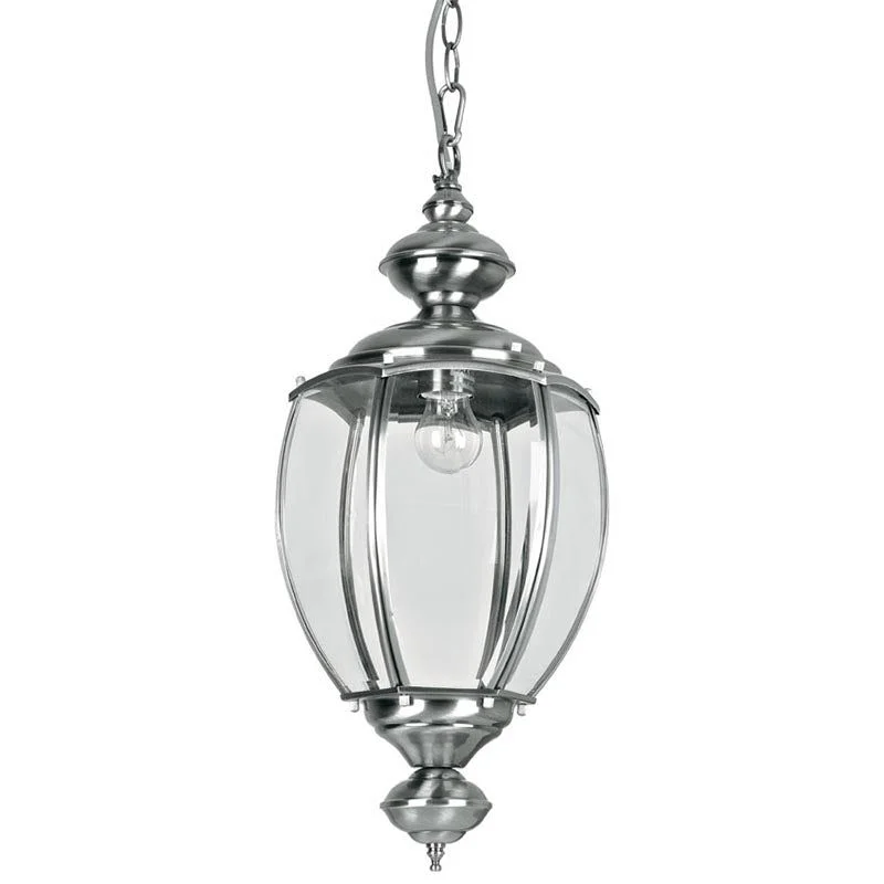 Waterproof track lighting for bathroomsDorian 1Lt Pendant Lantern, Antique Brass / Polished Chrome