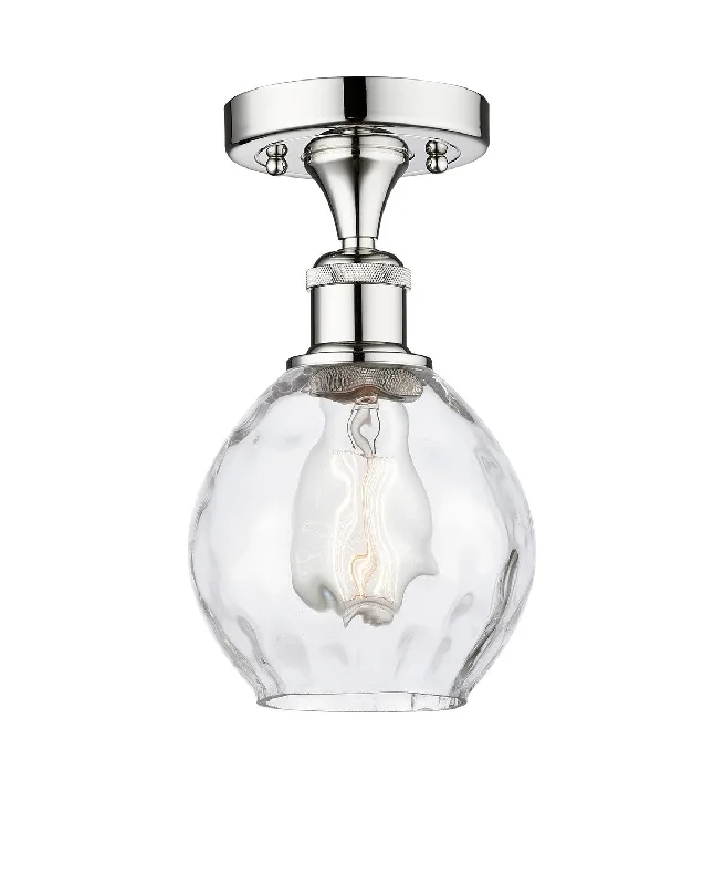 Industrial Area Lighting for Large Open SpacesEdison One Light Semi-Flush Mount