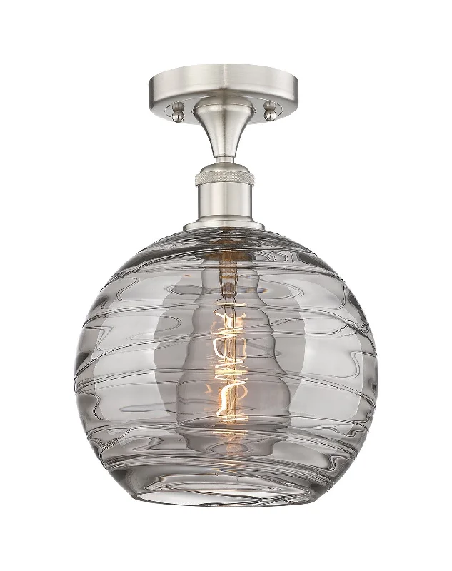 Industrial Ceiling - Mounted Lighting for Assembly PlantsEdison One Light Semi-Flush Mount Industrial Ceiling - Mounted Lighting for Assembly PlantsEdison One Light Semi-Flush Mount