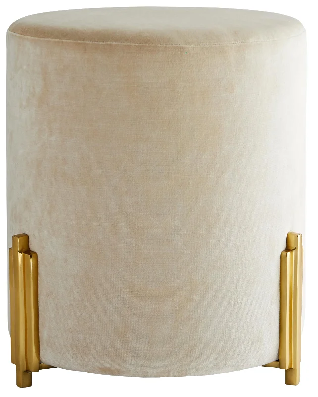 White track lighting for a clean lookWarby Ottoman