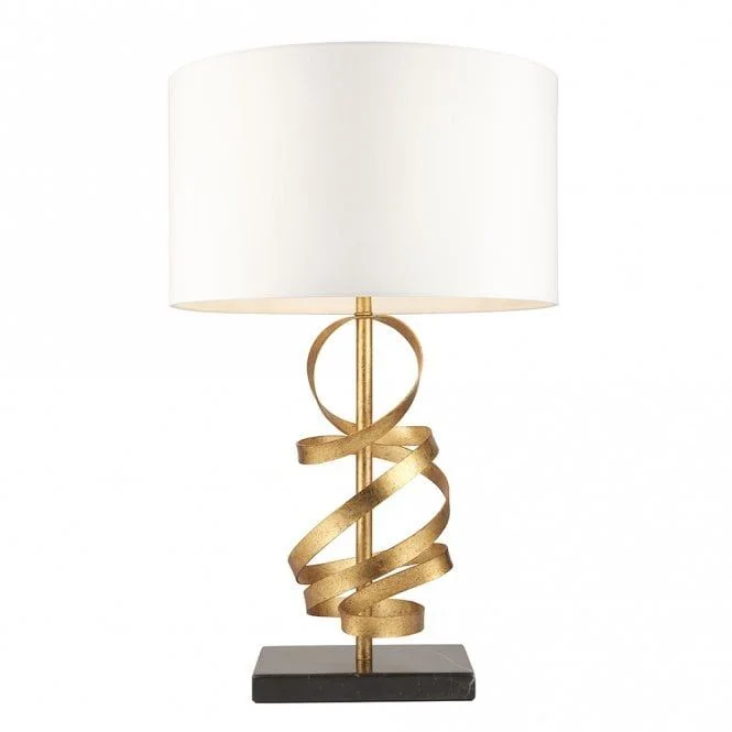Track lighting with a sleek profileBella Table Lamp Gold Leaf Finish