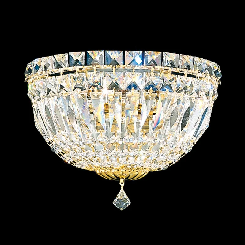 Industrial - style track lighting for loftsPetit Crystal Deluxe 3-Light Wall Sconce