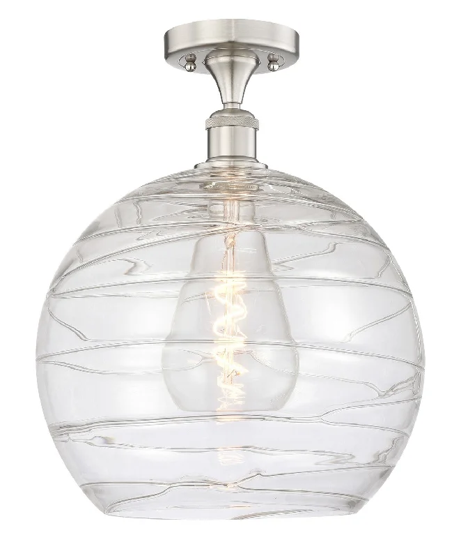 Industrial Lighting for Furniture FactoriesEdison One Light Semi-Flush Mount