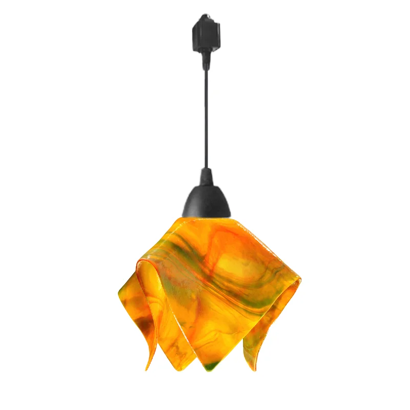 Track lighting with a sleek profileJezebel Signature® Track Lighting Flame Pendant, Small
