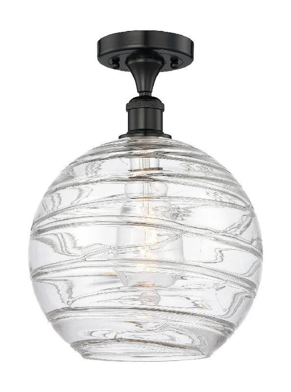 Industrial Lighting for Printing Press FacilitiesEdison One Light Semi-Flush Mount