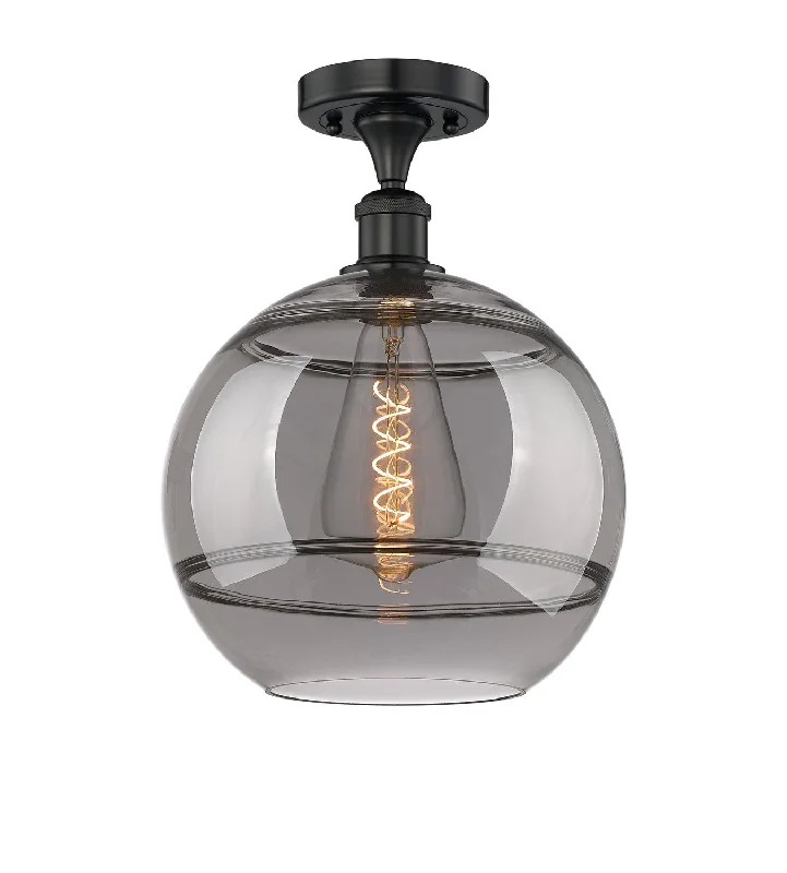 Industrial Lighting for Chemical PlantsEdison One Light Semi-Flush Mount