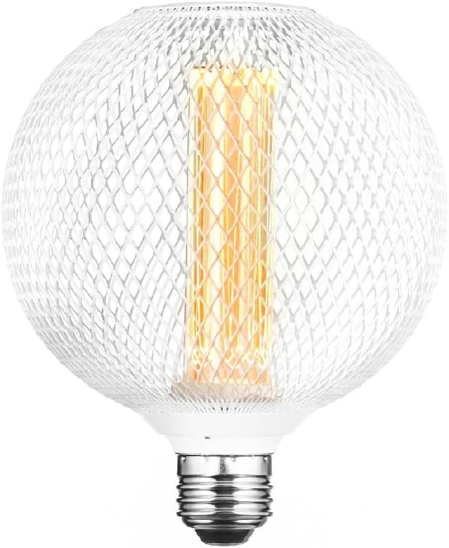 Commercial - grade track lighting for storesNextGlow NGWCG-8002 White Cage LED Light Bulb Fixture Commercial - grade track lighting for storesNextGlow NGWCG-8002 White Cage LED Light Bulb Fixture
