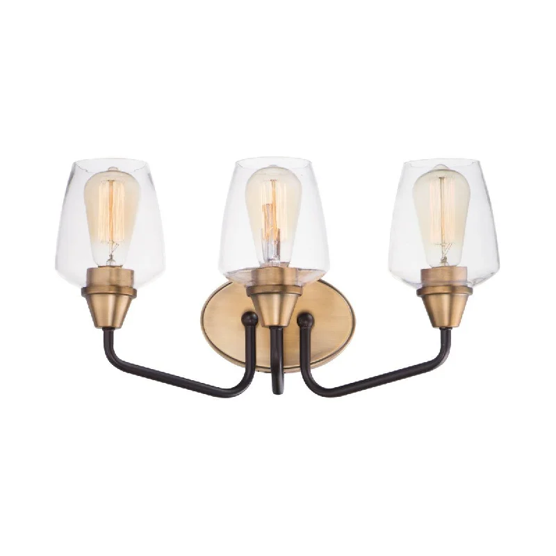 Low - Bay Industrial Lighting Fixtures for Small FactoriesGoblet 18 in. 3 Lights Vanity Light Bronze Finish Low - Bay Industrial Lighting Fixtures for Small FactoriesGoblet 18 in. 3 Lights Vanity Light Bronze Finish