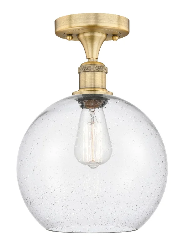 Industrial Lighting for Automotive Manufacturing PlantsEdison One Light Semi-Flush Mount