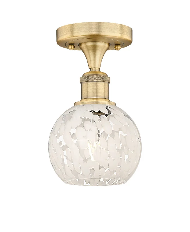 Industrial Flood Lighting for Outdoor Loading DocksEdison LED Semi-Flush Mount