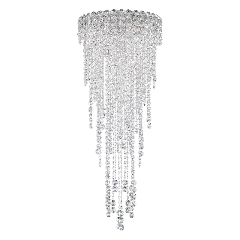 Track lighting with swivel heads for precise aimingChantant 4-Light Flush Mount