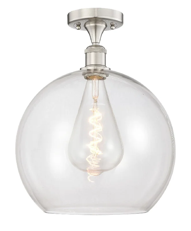 Industrial Lighting for Printing Press FacilitiesEdison One Light Semi-Flush Mount