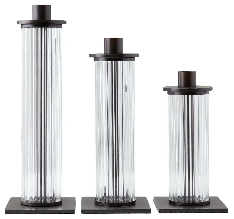 Track lighting for outdoor gardensWimble Candleholders Set of 3