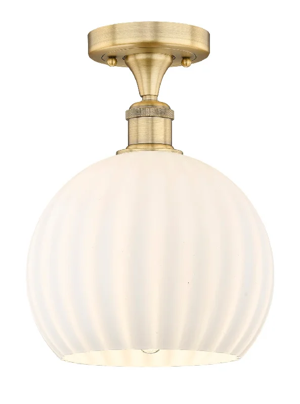 Industrial Lighting for Textile MillsEdison LED Semi-Flush Mount