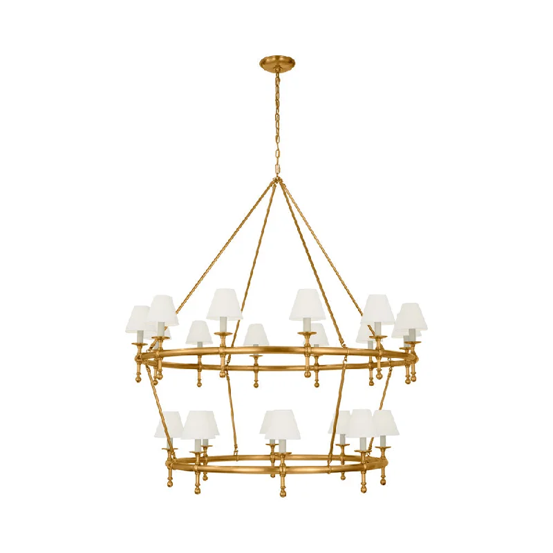 Adjustable track lighting for living roomsClassic Two-Tier Chandelier