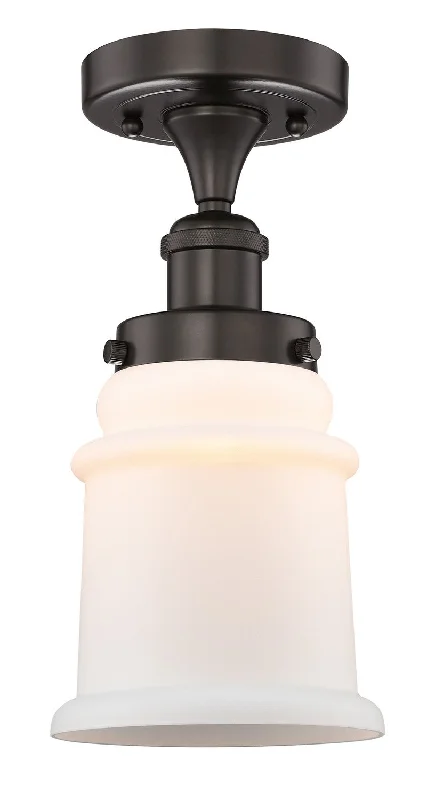 Energy - Efficient Industrial Lighting for Cost - SavingsEdison One Light Semi-Flush Mount