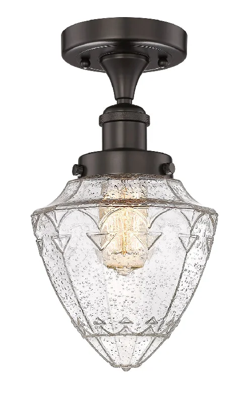 Industrial Lighting for Furniture FactoriesEdison LED Semi-Flush Mount