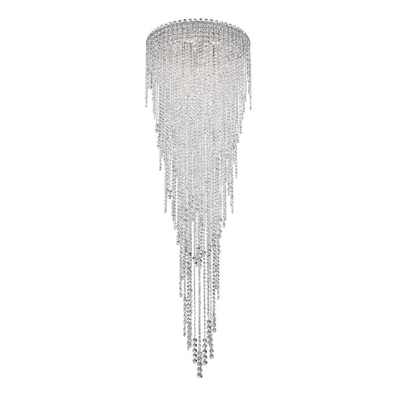 Track lighting for creating a moody atmosphereChantant 6-Light Flush Mount