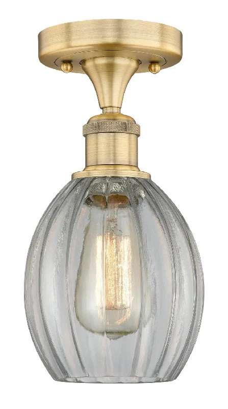 Industrial Task Lighting for Precision WorkstationsEdison One Light Semi-Flush Mount