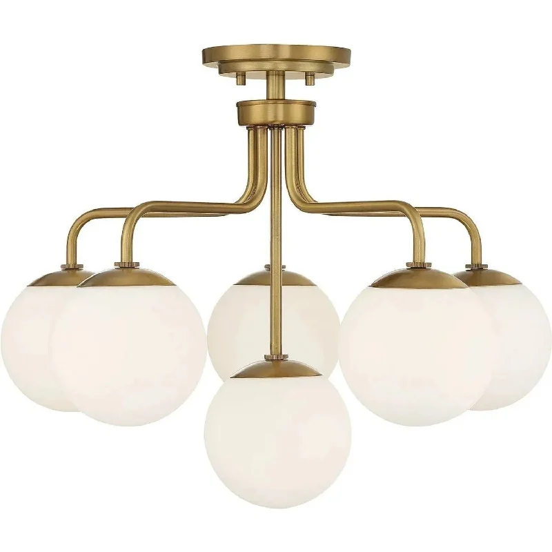 Track lighting with multiple heads for flexibilityMarco Semi-Flush Mount