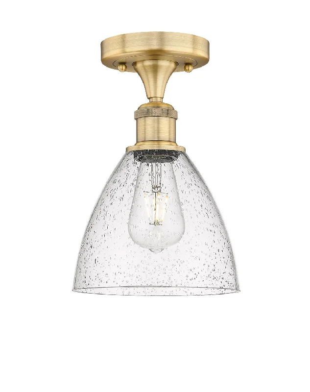 Corrosion - Resistant Industrial Lighting for Coastal FactoriesEdison One Light Semi-Flush Mount